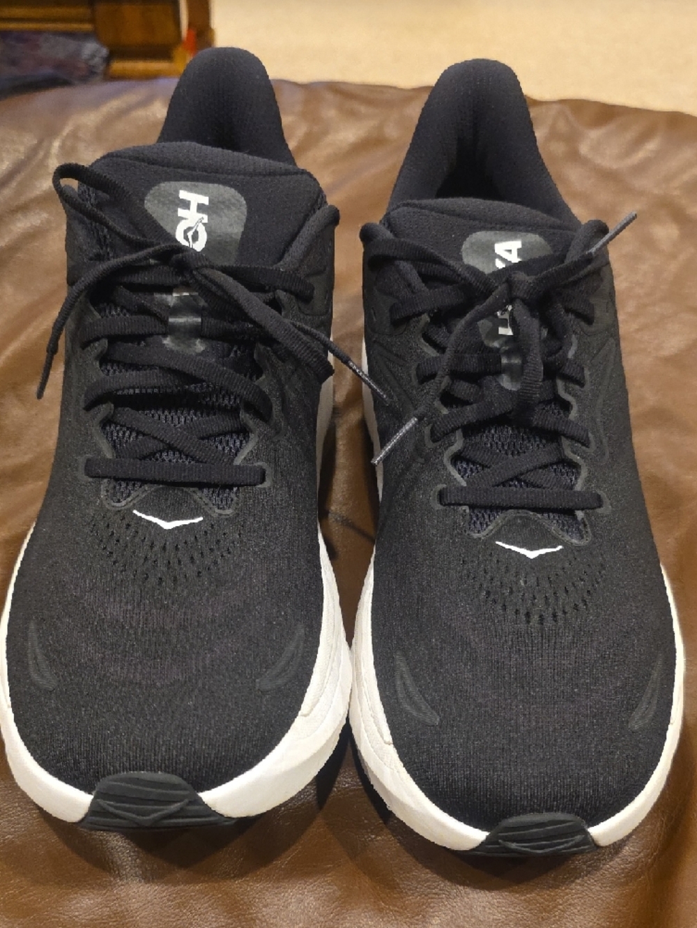 Hoka Mens Arahi 8 Black and White Shoes Sz 12 D - Picture 3 of 8